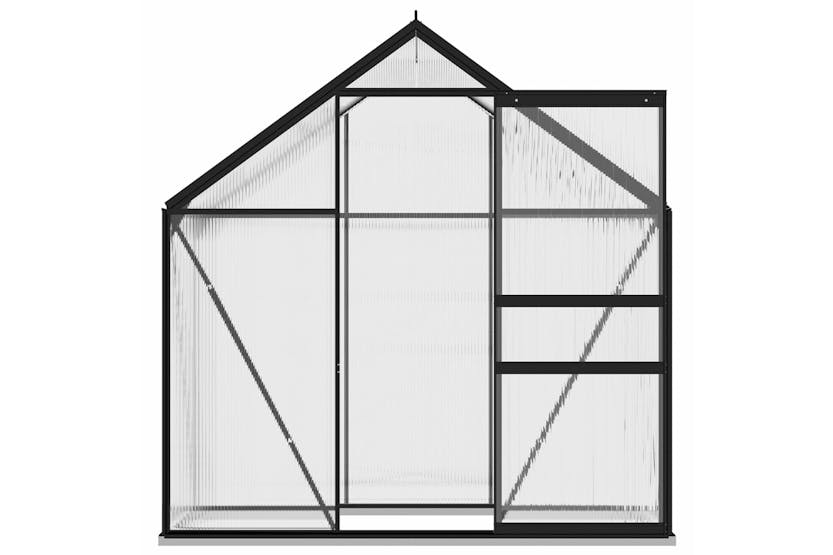 Vidaxl 312064 Greenhouse Anthracite Aluminium 1.33 Mâ²