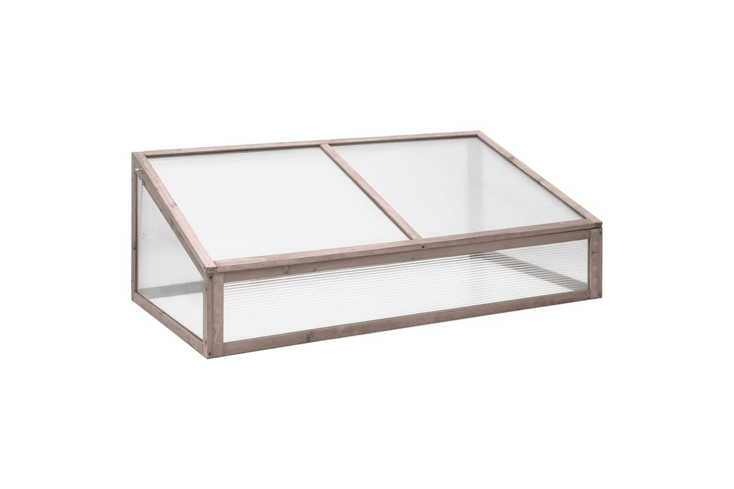 vidaXL 362647 Greenhouse Grey 110x58.5x39cm Fir Wood