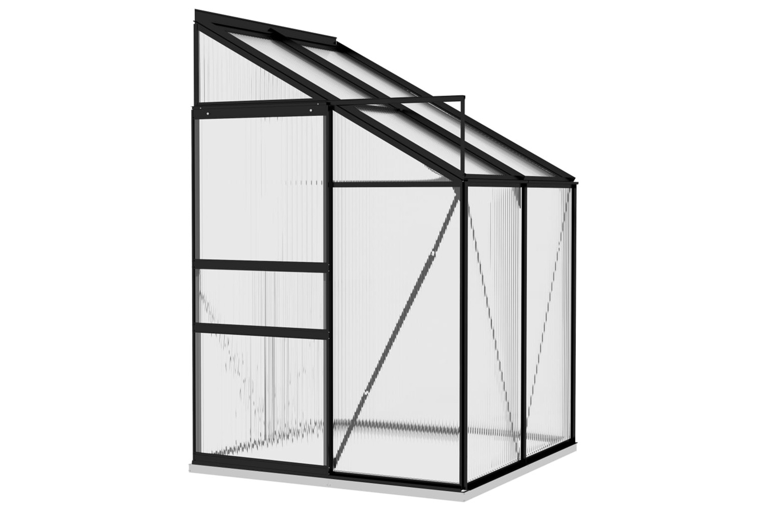vidaXL 312049 Greenhouse Anthracite Aluminium 2.7 MÃ¢Â³