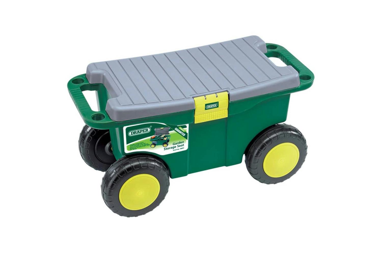 Draper Tools 415125 Garden Tool Cart And Seat 56x27.2x30.4 Cm Green 60852