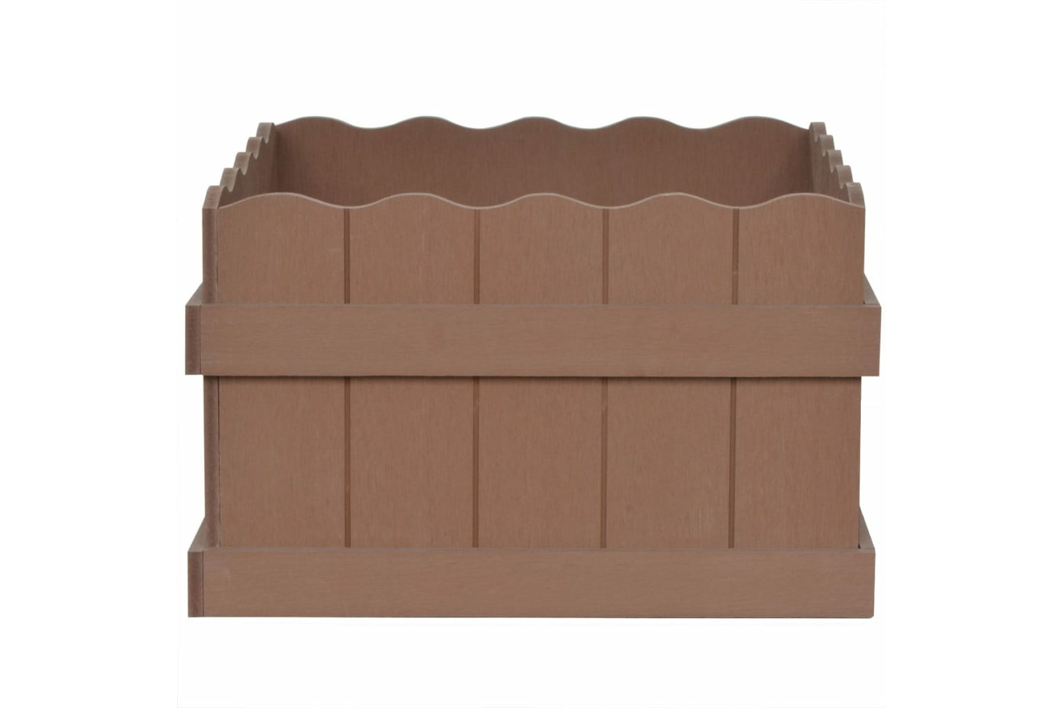 vidaXL 42384 Wpc Garden Raised Bed 40x40x25cm Brown