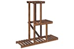 Vidaxl 362871 Flower Stand 81x25x75.5 Cm Solid Wood Fir