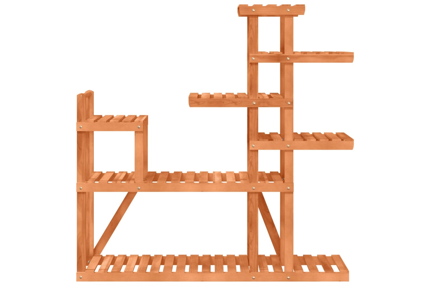 vidaXL 362868 Flower Stand 110x25x111cm Solid Wood Fir