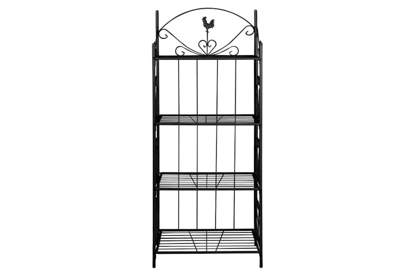 Vidaxl 40780 Plant Rack Square Black