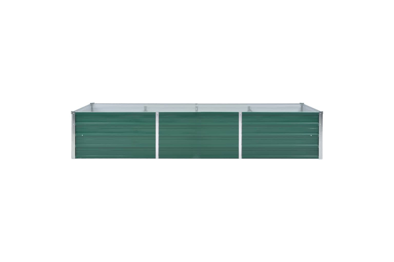 vidaXL 44843 Garden Raised Bed Galvanised Steel 240x80x45cm Green