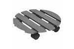 Vidaxl 149032 Plant Trolleys 2 Pcs Grey Ã30x7.5 Cm Wpc