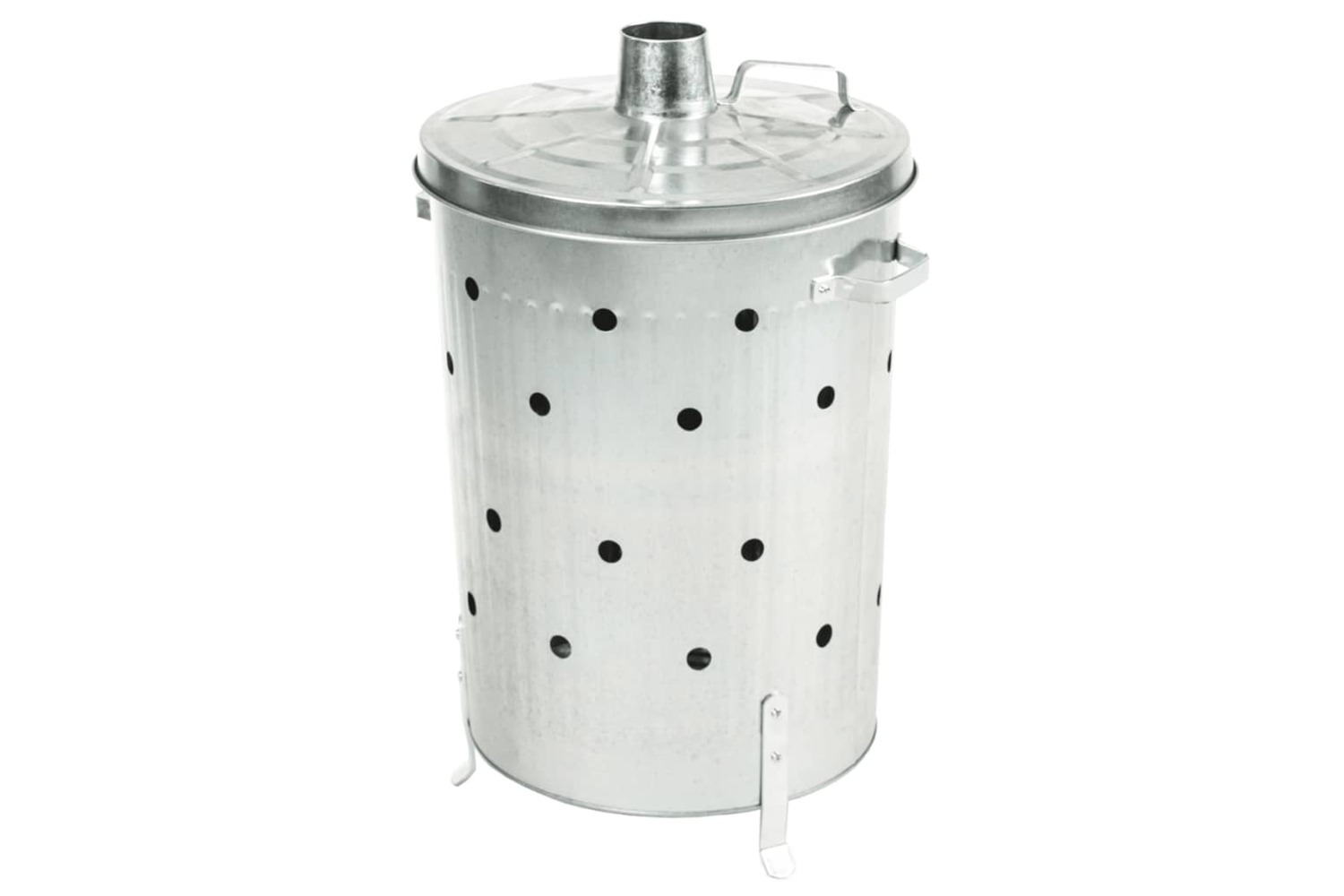 Nature Garden Incinerator Galvanised Steel 46x72 Cm Round