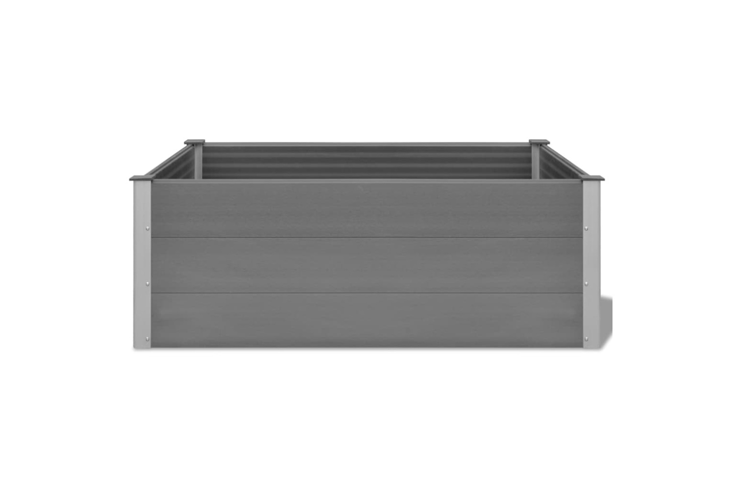 vidaXL 43609 Garden Raised Bed Wpc 150x100x54cm Grey