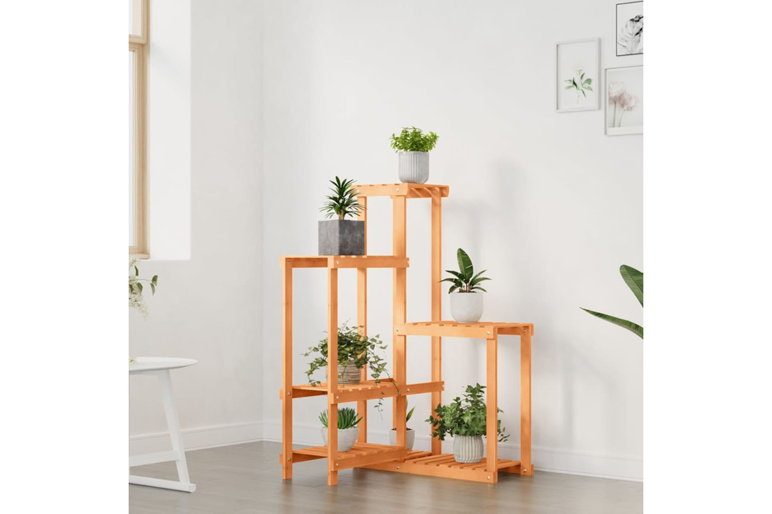 vidaXL 362884 Flower Stand 62.5x61.5x101.5cm Solid Wood Fir