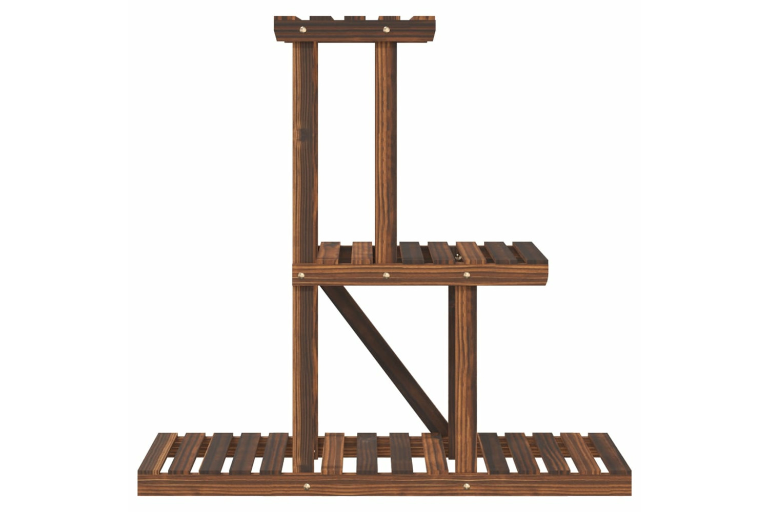 vidaXL 362871 Flower Stand 81x25x75.5cm Solid Wood Fir