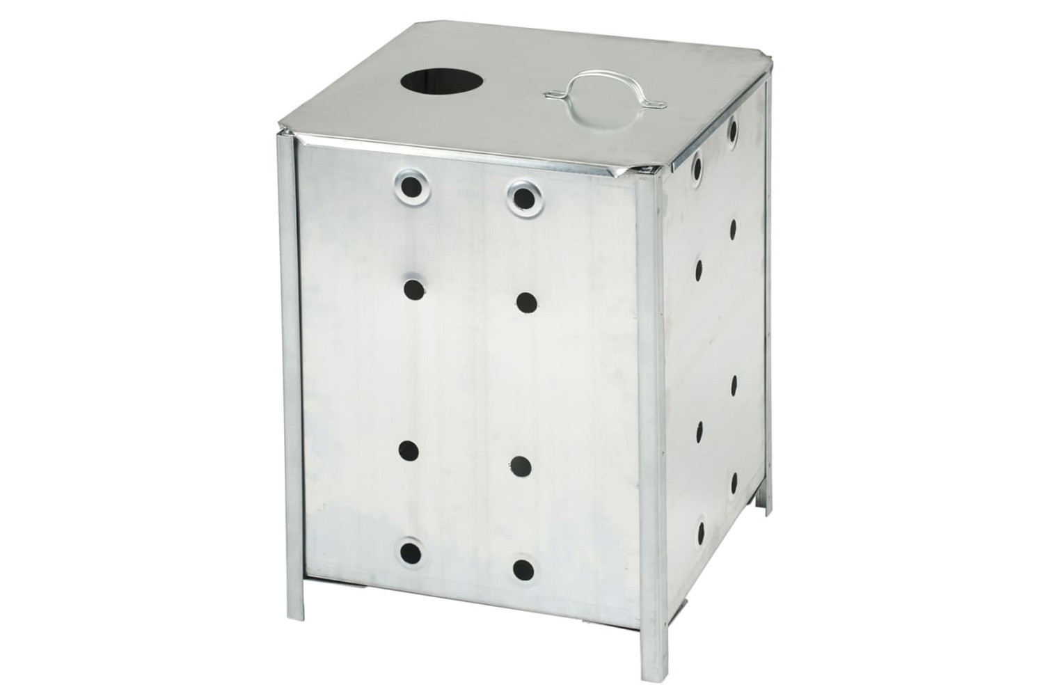 Nature Garden Incinerator Galvanised Steel 46x46x65 Cm Square