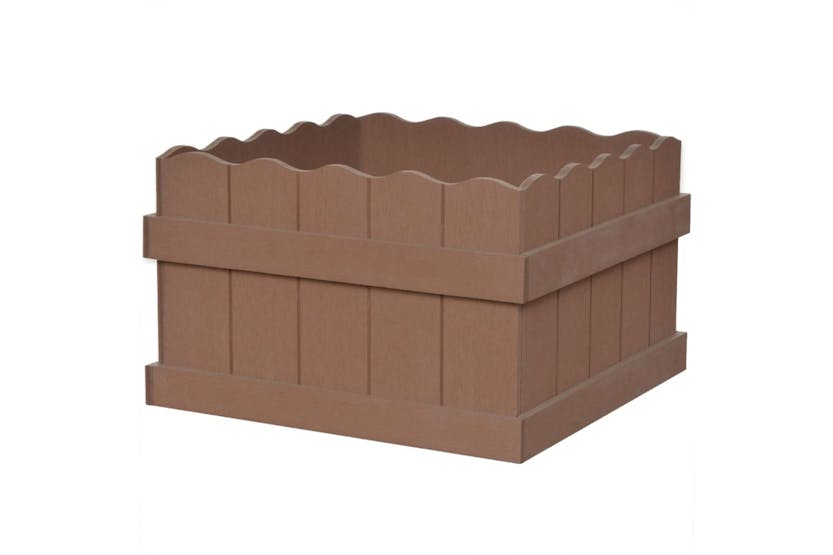 Vidaxl 42384 Wpc Garden Raised Bed 40x40x25 Cm Brown