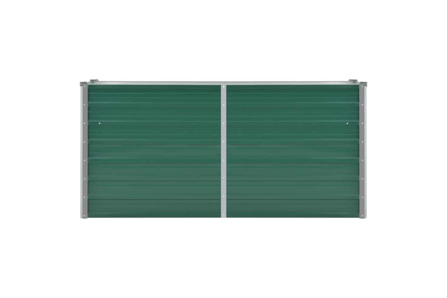 vidaXL 44849 Garden Raised Bed Galvanised Steel 160x40x77cm Green