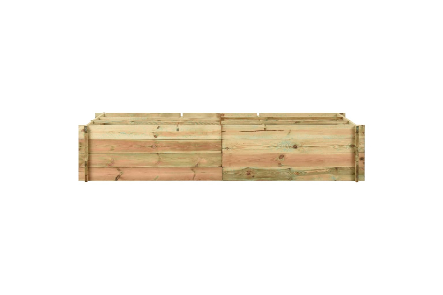 vidaXL 43345 Garden Raised Vegetable Bed Impregnated Pinewood 197x100x40cm
