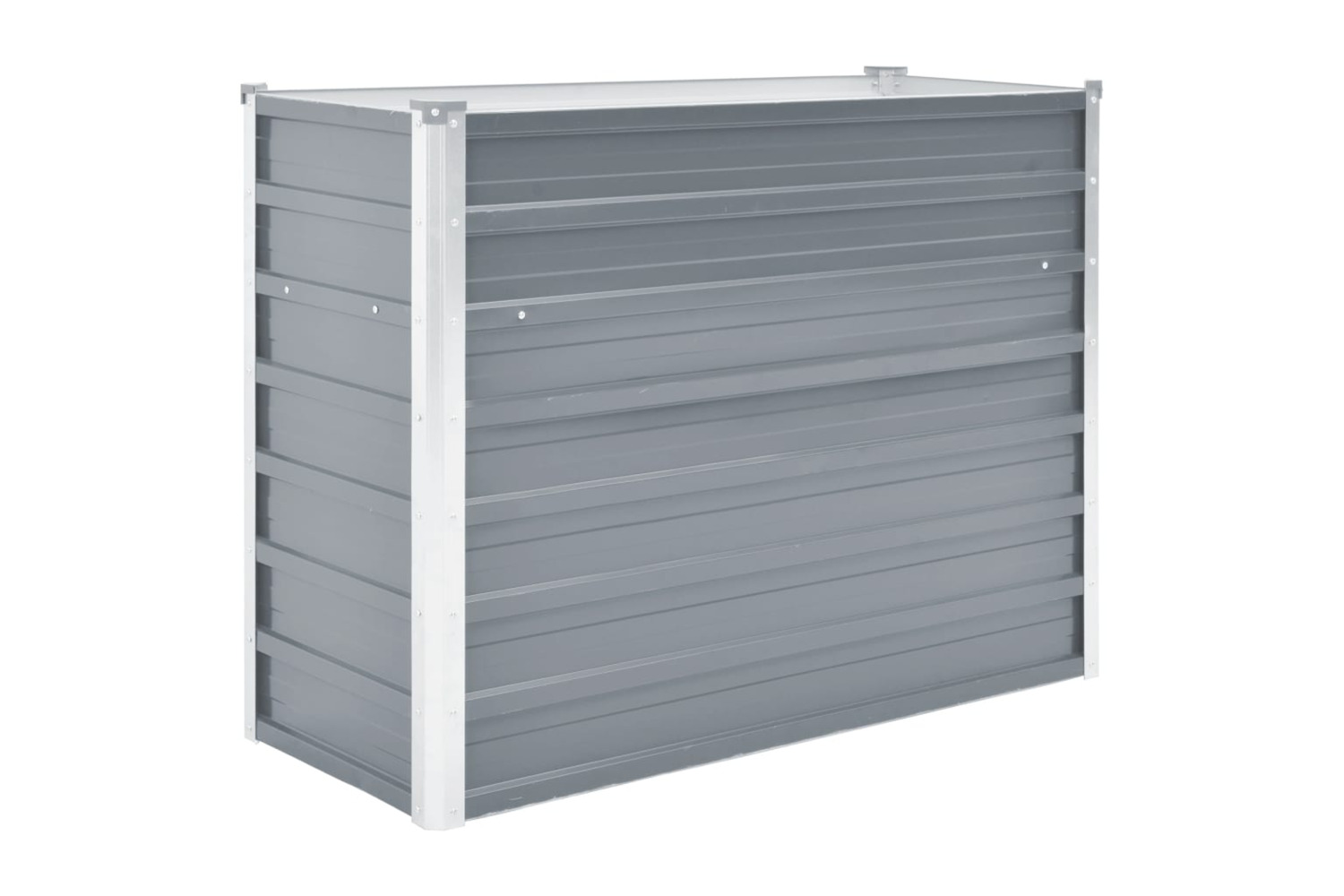 Vidaxl Garden Raised Bed Galvanised Steel 100x40x77 Cm Grey
