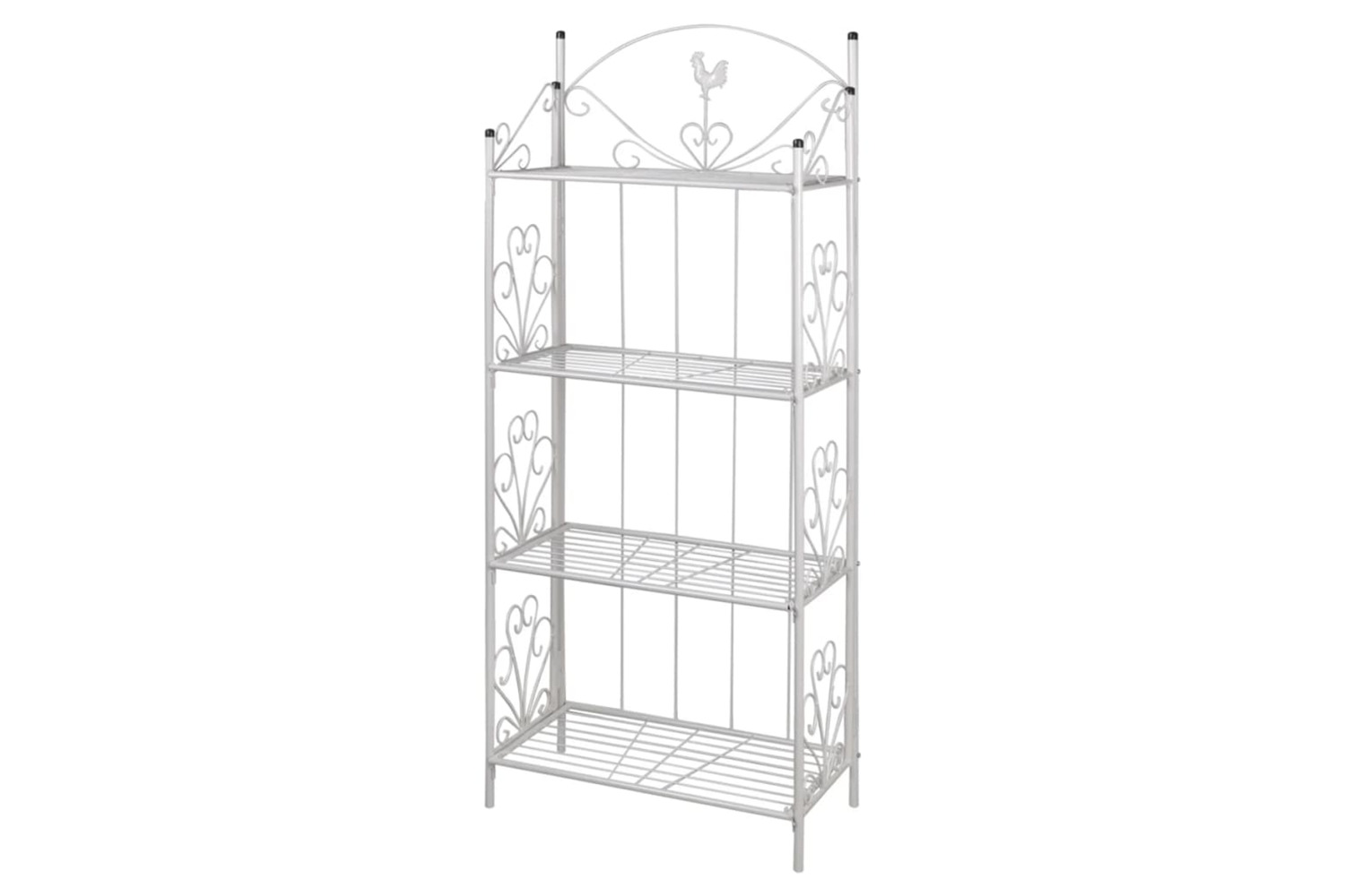 vidaXL 40781 Plant Rack Square White