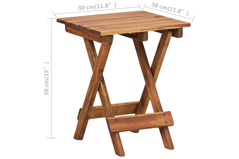 Vidaxl 46560 Plant Stand 30x30x38 Cm Solid Acacia Wood