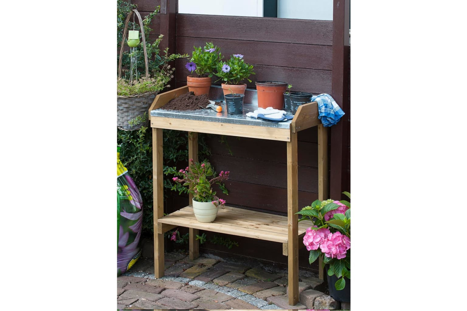 Nature 403676 Re-potting Table For Sowing And Planting 6020500