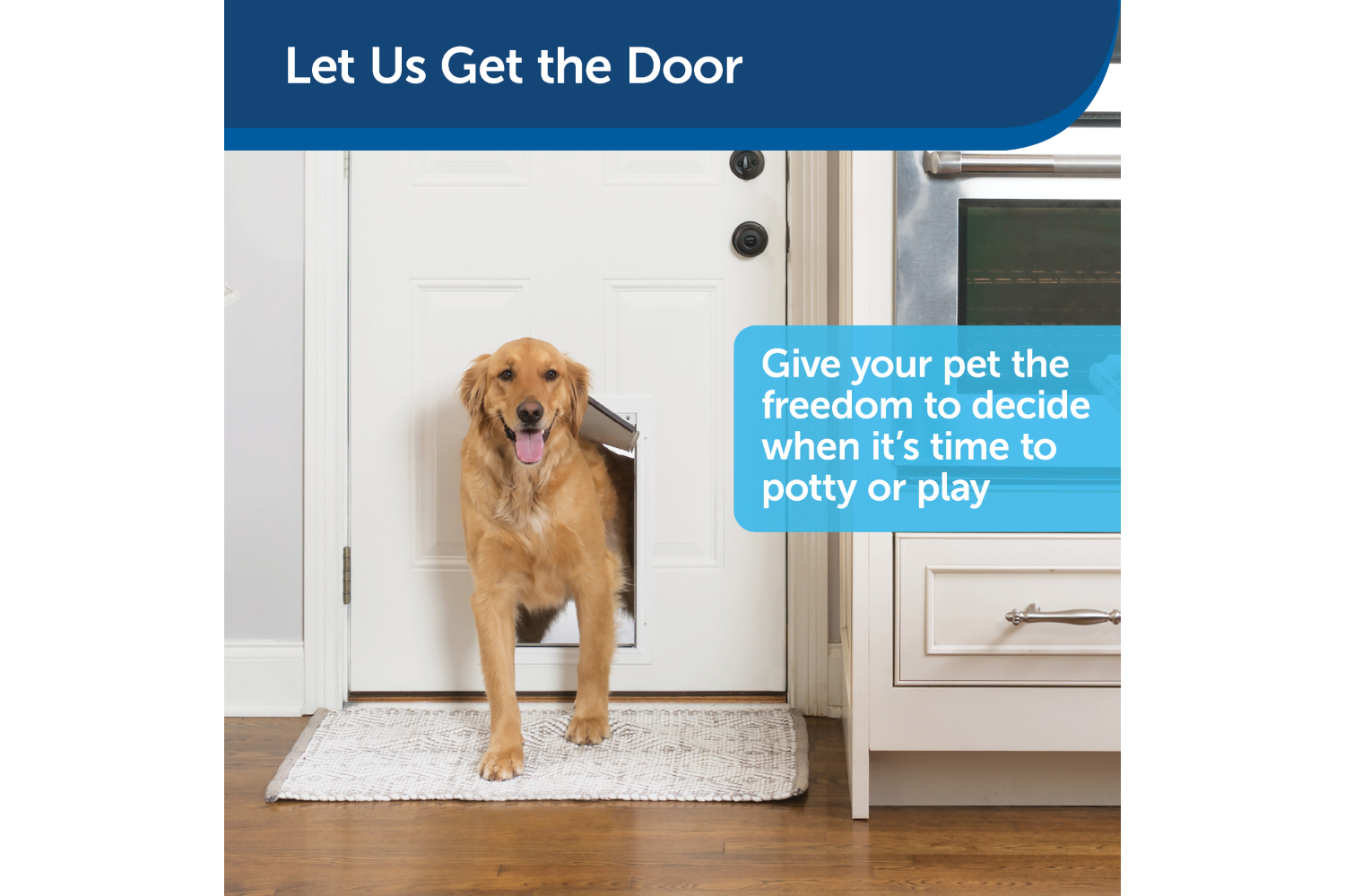 Petsafe 600ml Staywell Aluminium Pet Door | Small