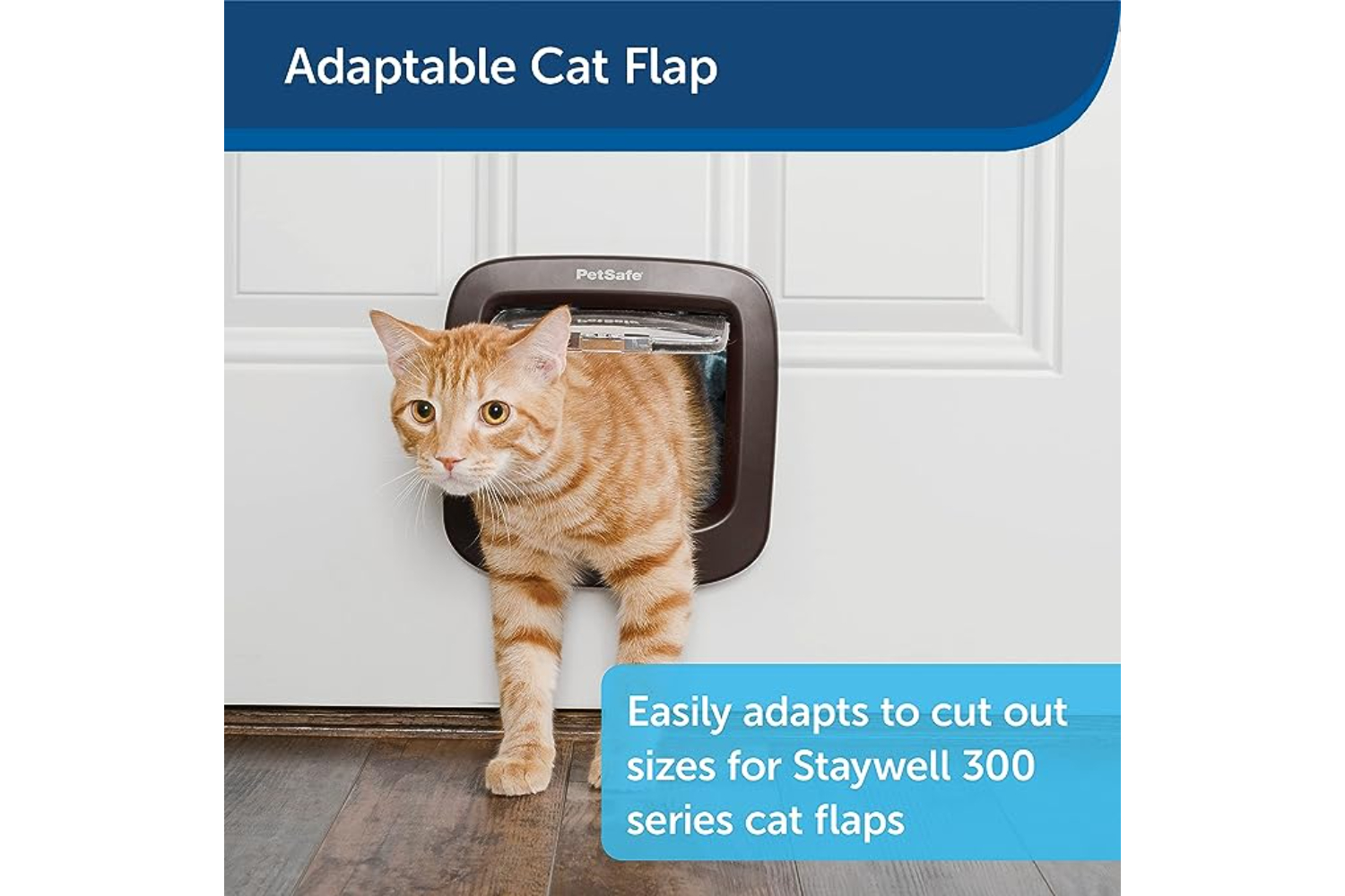 Petsafe PA19-16731 Staywell Manual Locking Cat Flap | Brown