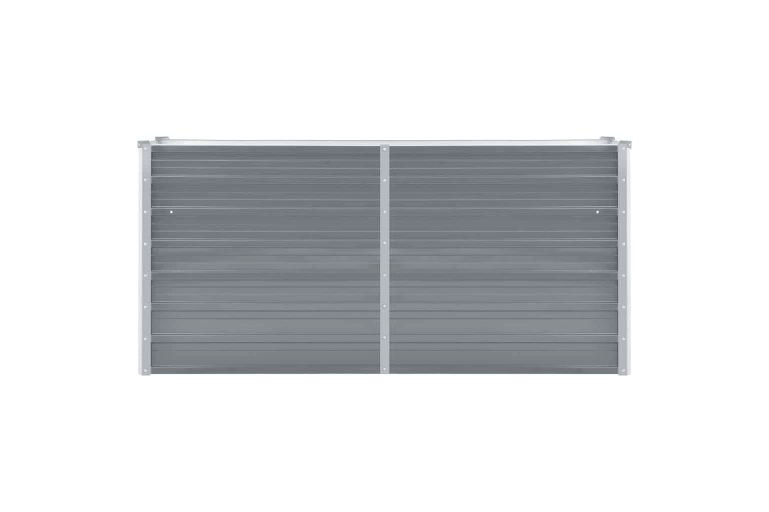 vidaXL 44848 Garden Raised Bed Galvanised Steel 160x40x77cm Grey