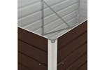 Vidaxl 45709 Raised Garden Bed Brown 160x80x77 Cm Galvanised Steel