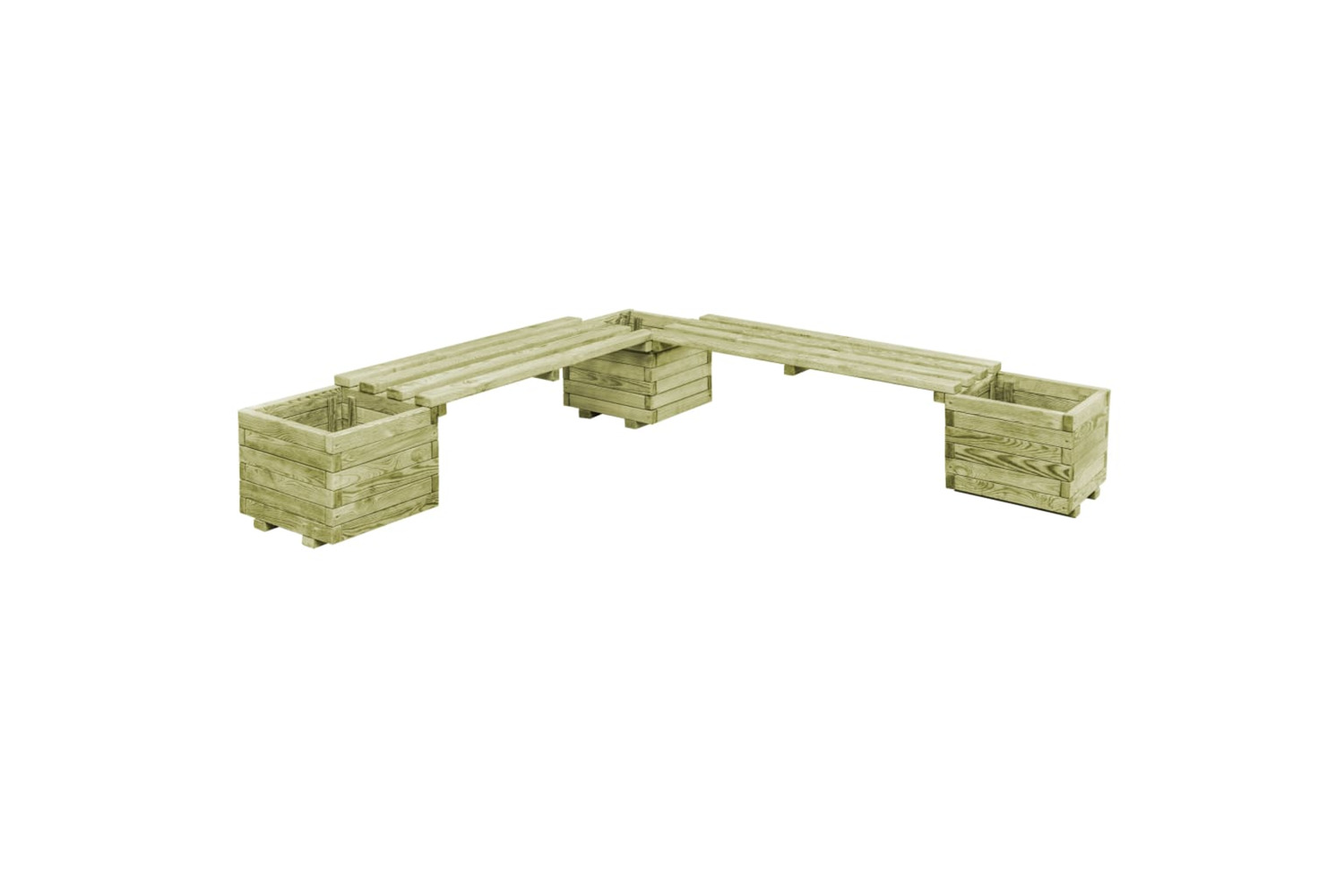 vidaXL 44948 Garden Planter Bench Impregnated Pinewood
