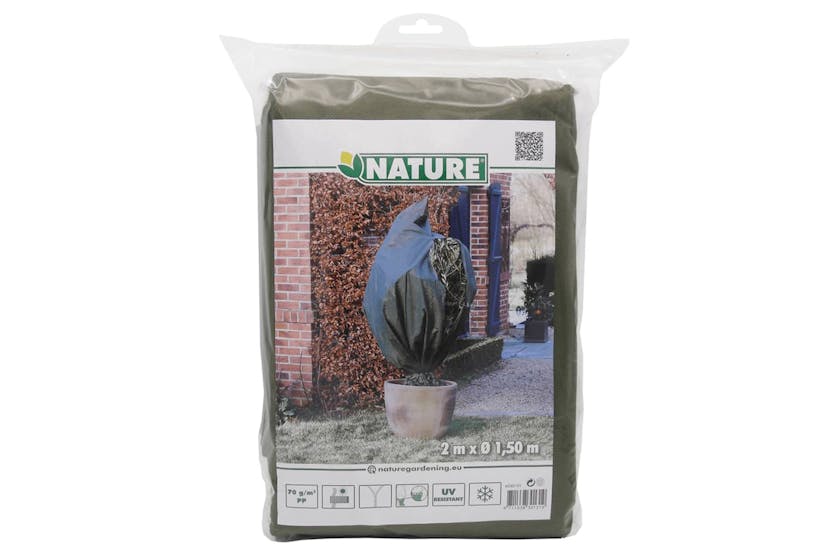 Nature 407094 Winter Fleece Cover 70 G/sqm Green 1.5x2 M