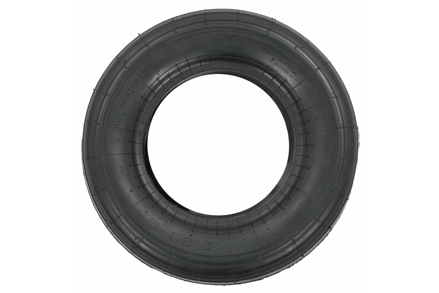 vidaXL 145271 Wheelbarrow Tyre 3.50-8 4pr Rubber