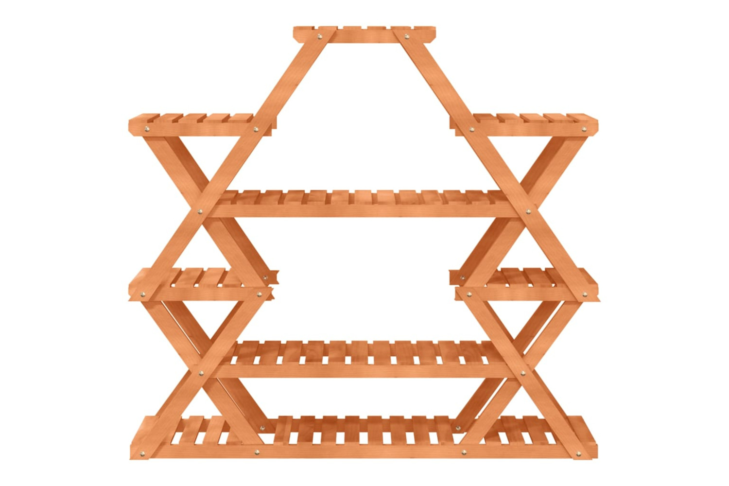 vidaXL 362878 Flower Stand 110x25x105cm Solid Wood Fir