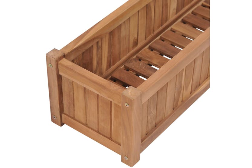 Vidaxl 48970 Raised Bed 200x30x25 Cm Solid Teak Wood