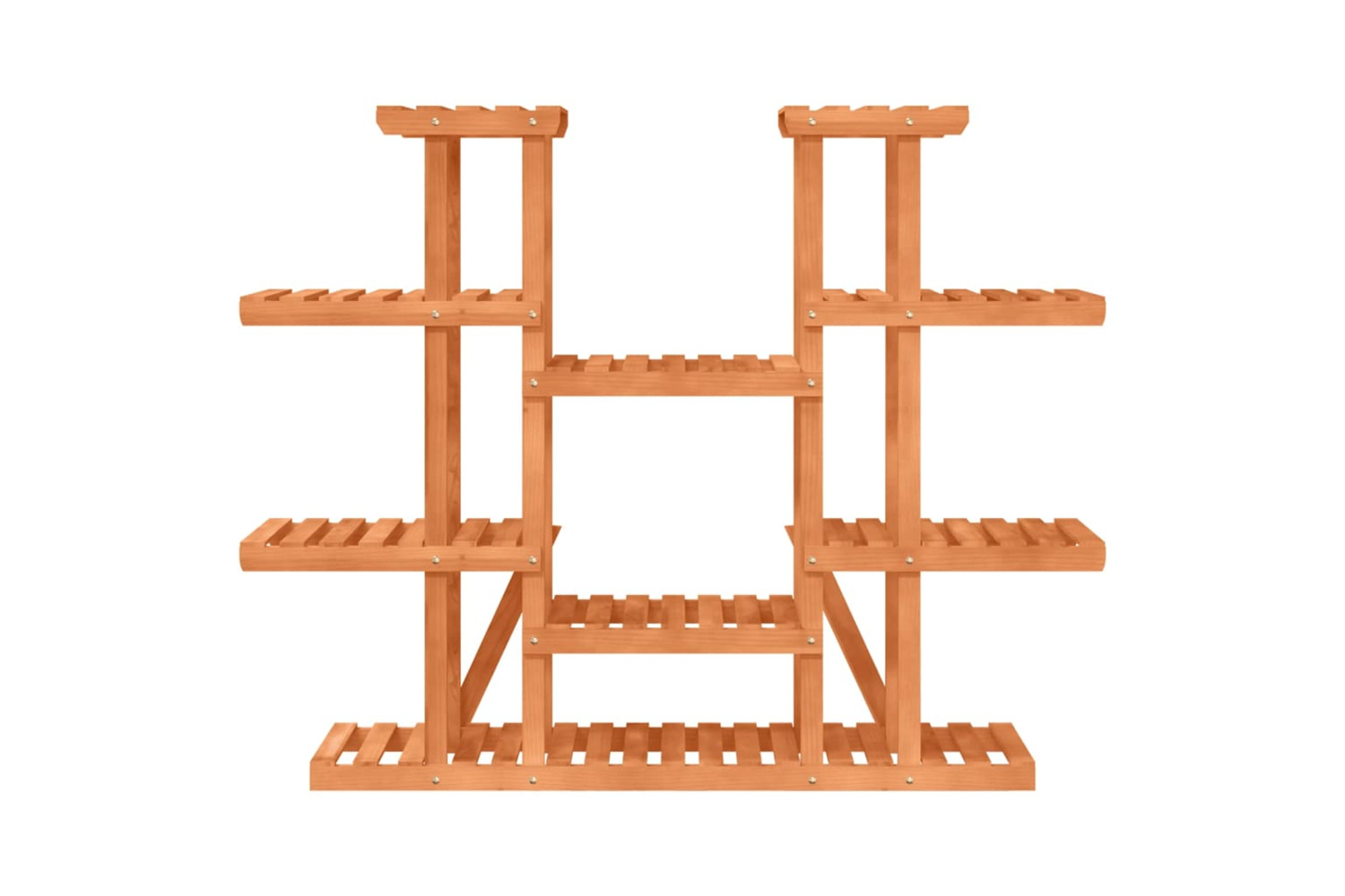 vidaXL 362858 Flower Stand 110x25x110.5cm Solid Wood Fir