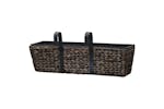 Vidaxl 45578 Garden Planters 2 Pcs Water Hyacinth Brown