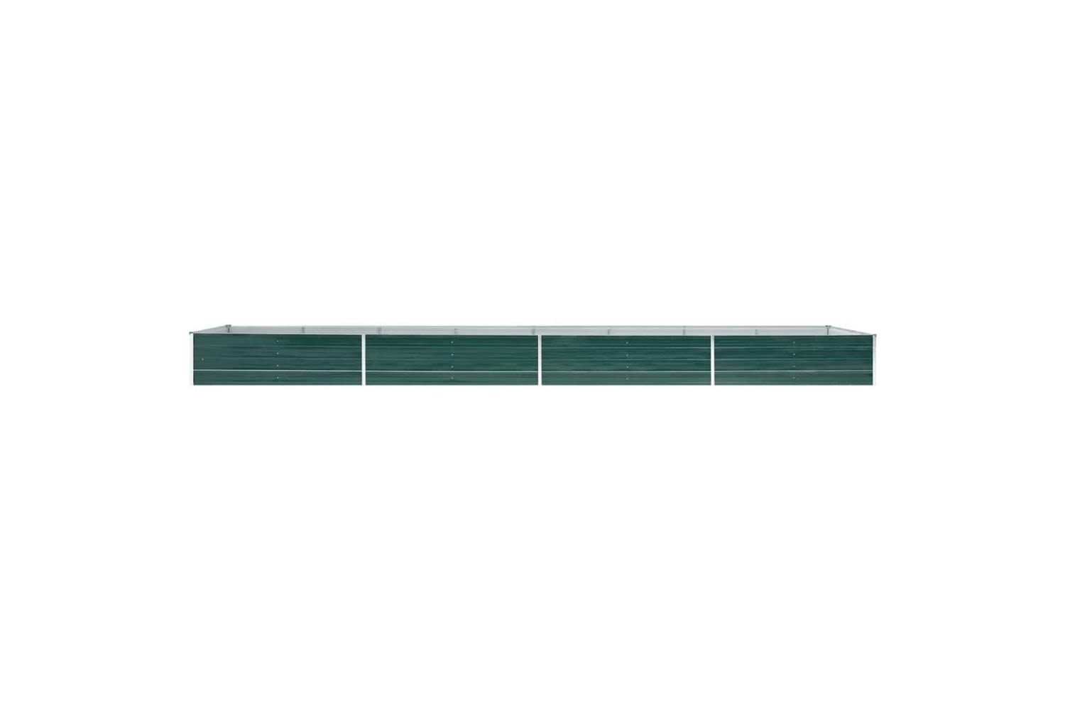 Vidaxl 47073 Garden Raised Bed Galvanised Steel 600x80x45 Cm Green