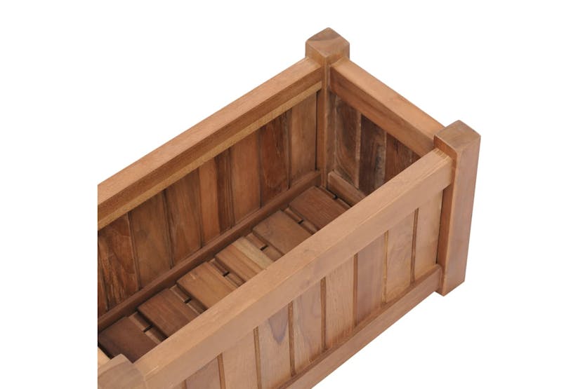 Vidaxl 48967 Raised Bed 50x25x25 Cm Solid Teak Wood