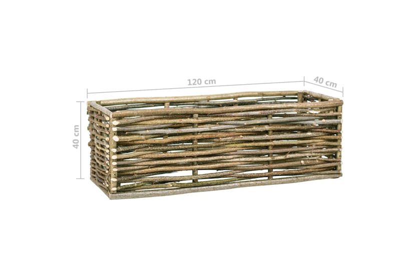 Vidaxl 45370 Raised Garden Raised Bed 120x40x40 Cm Hazel Wood