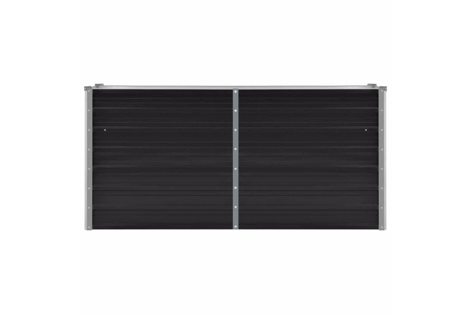 vidaXL 45730 Garden Raised Bed Anthracite 160x40x77cm Galvanised Steel