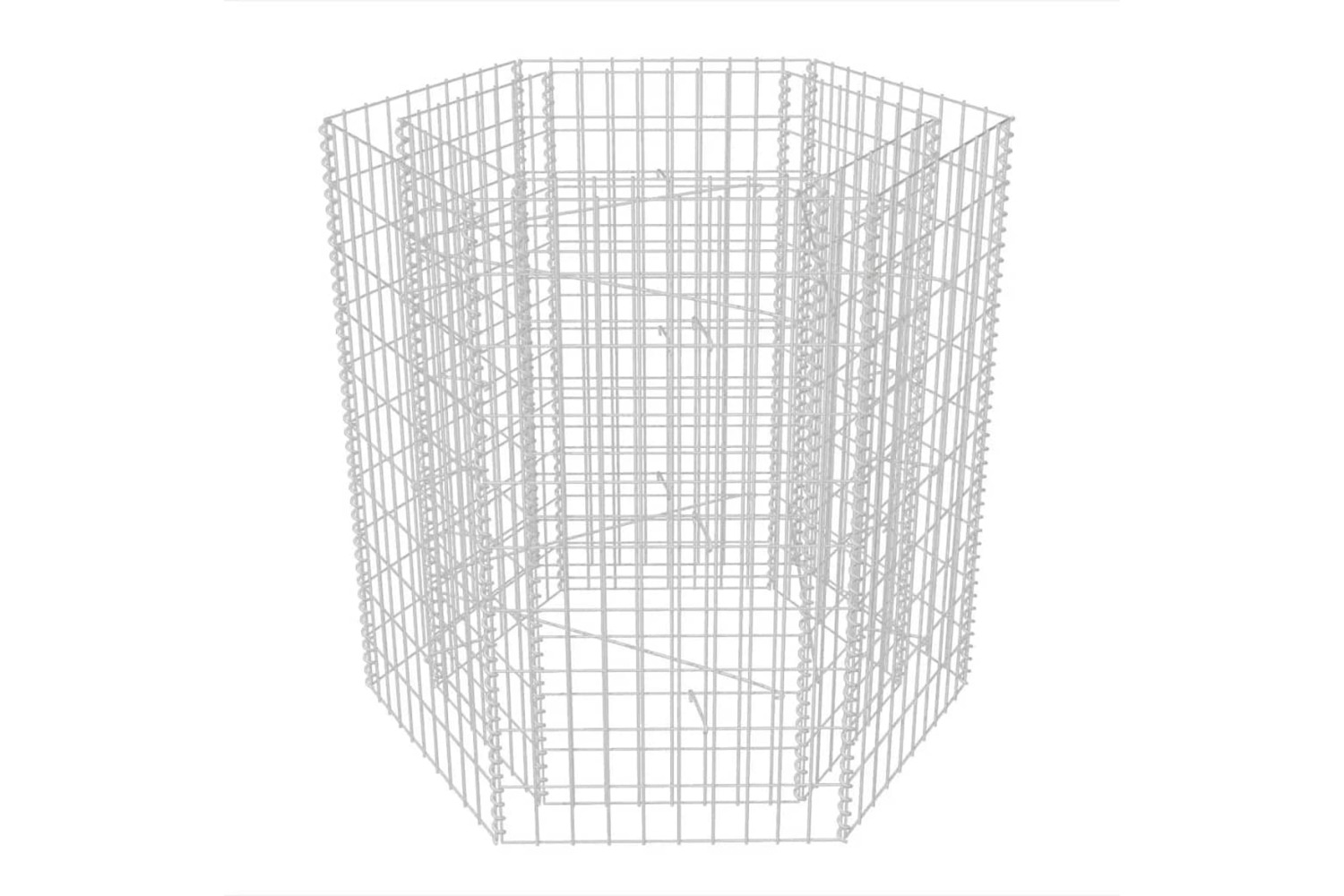 vidaXL 142533 Hexagonal Gabion Raised Bed 100x90x100cm