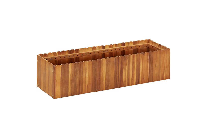 Vidaxl 45918 Garden Raised Bed 100x30x25 Cm Solid Acacia Wood