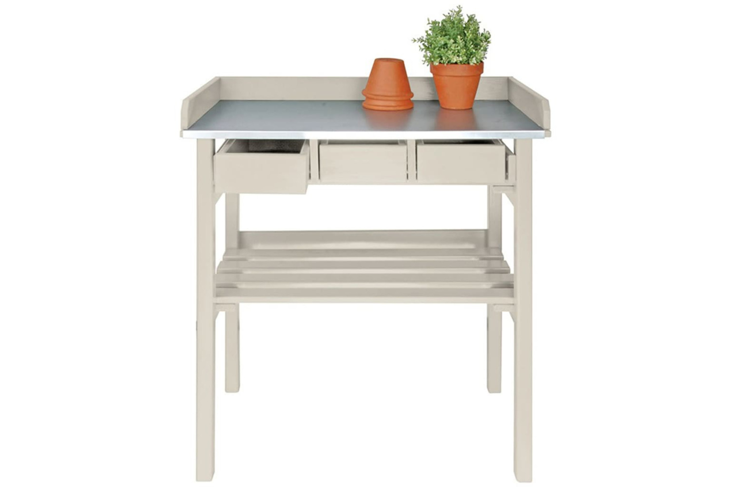 Esschert Design 404624 Garden Work Bench White Cf29w