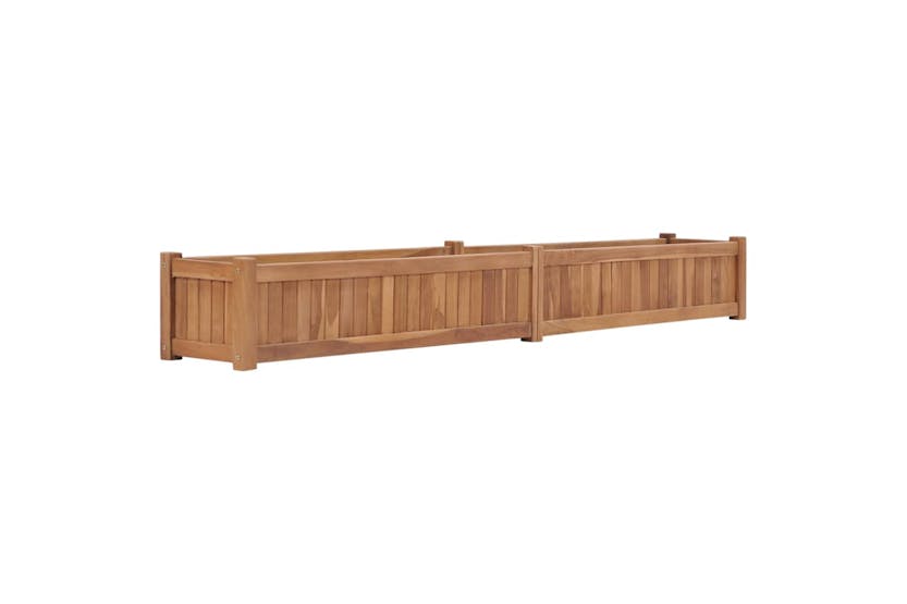 Vidaxl 48970 Raised Bed 200x30x25 Cm Solid Teak Wood