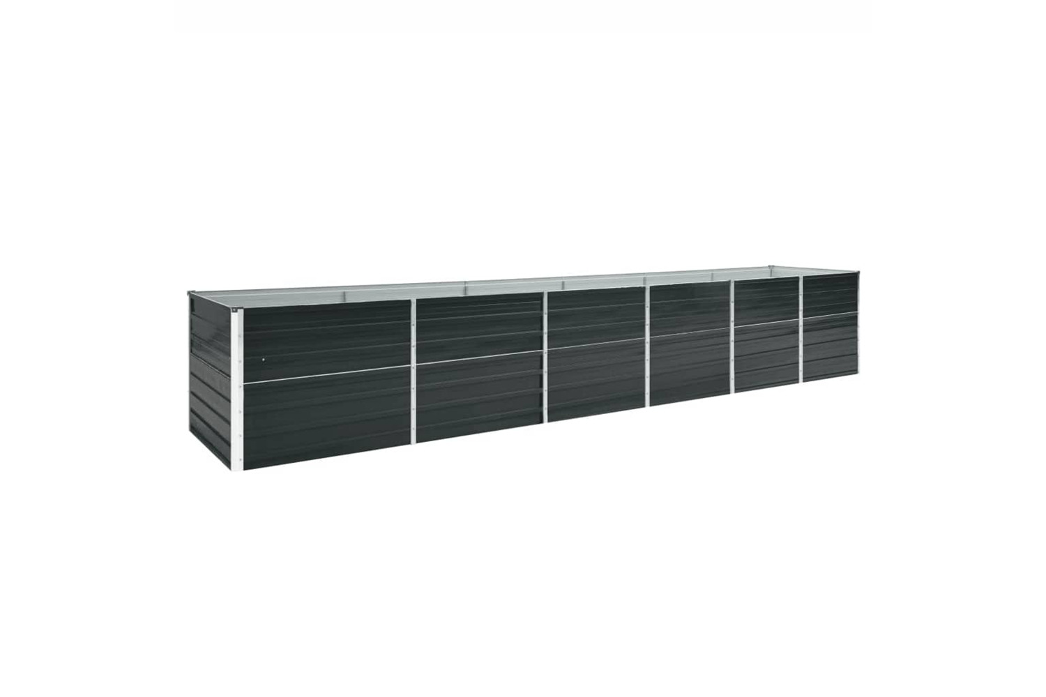 vidaXL 47071 Garden Raised Bed Galvanised Steel 480x80x77cm Anthracite