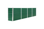 Vidaxl 47049 Raised Garden Bed 320x40x77 Cm Galvanised Steel Green