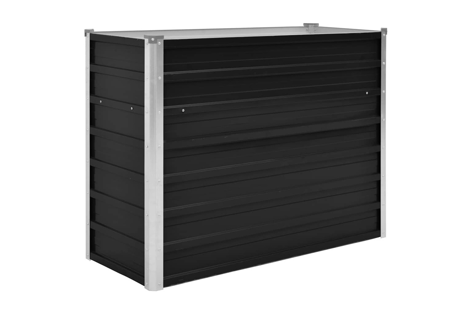 Vidaxl Garden Raised Bed Anthracite 100x40x77 Cm Galvanised Steel