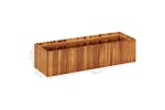 Vidaxl 45918 Garden Raised Bed 100x30x25 Cm Solid Acacia Wood