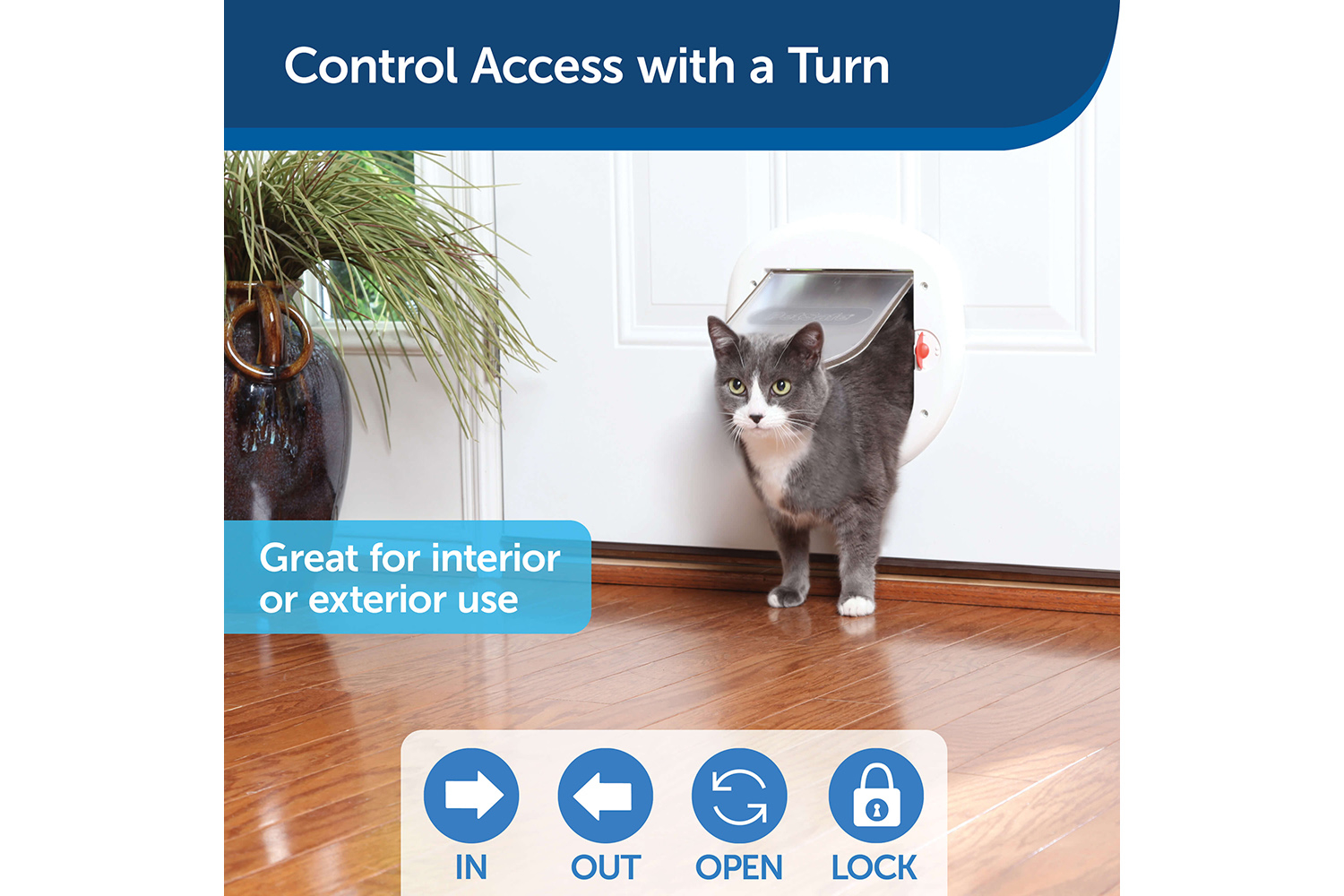 Petsafe Remote Control Cat Door PetSafe Deluxe Magnetic Cat Flap