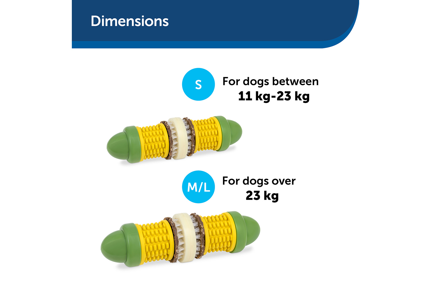 Petsafe BB-CORN-ML-19 BusyBuddy Cravin Corncob Treat Ring | Medium/Large