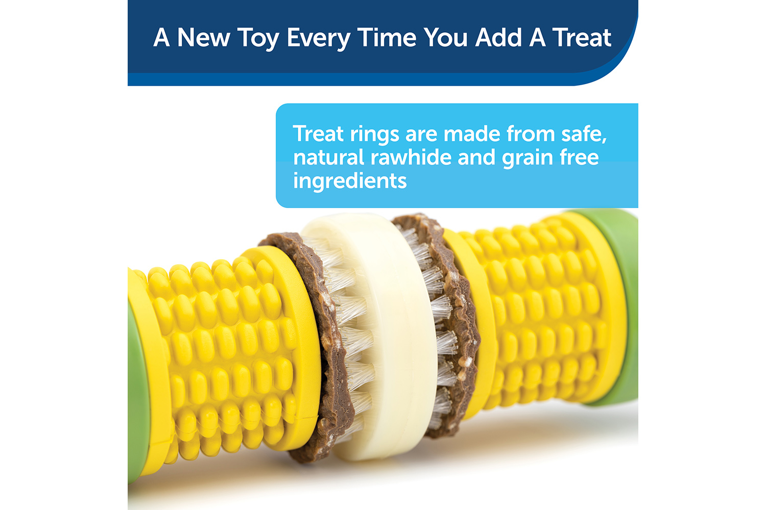 Petsafe BB-CORN-ML-19 BusyBuddy Cravin Corncob Treat Ring | Medium/Large