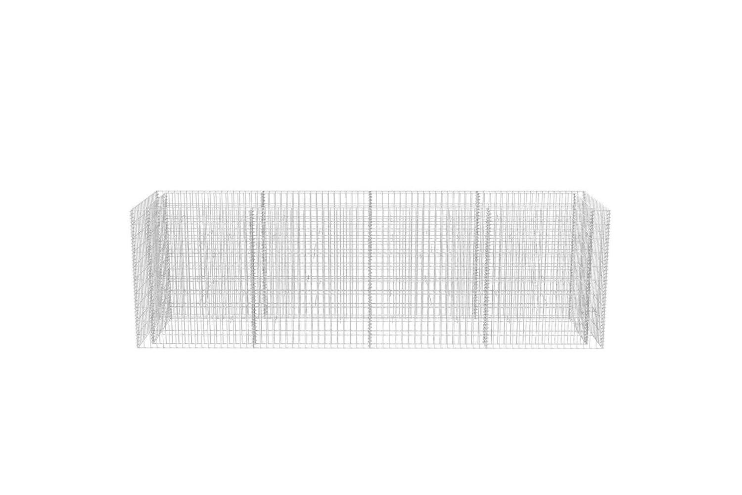 Vidaxl 142553 Gabion Raised Bed Steel 360x90x100 Cm