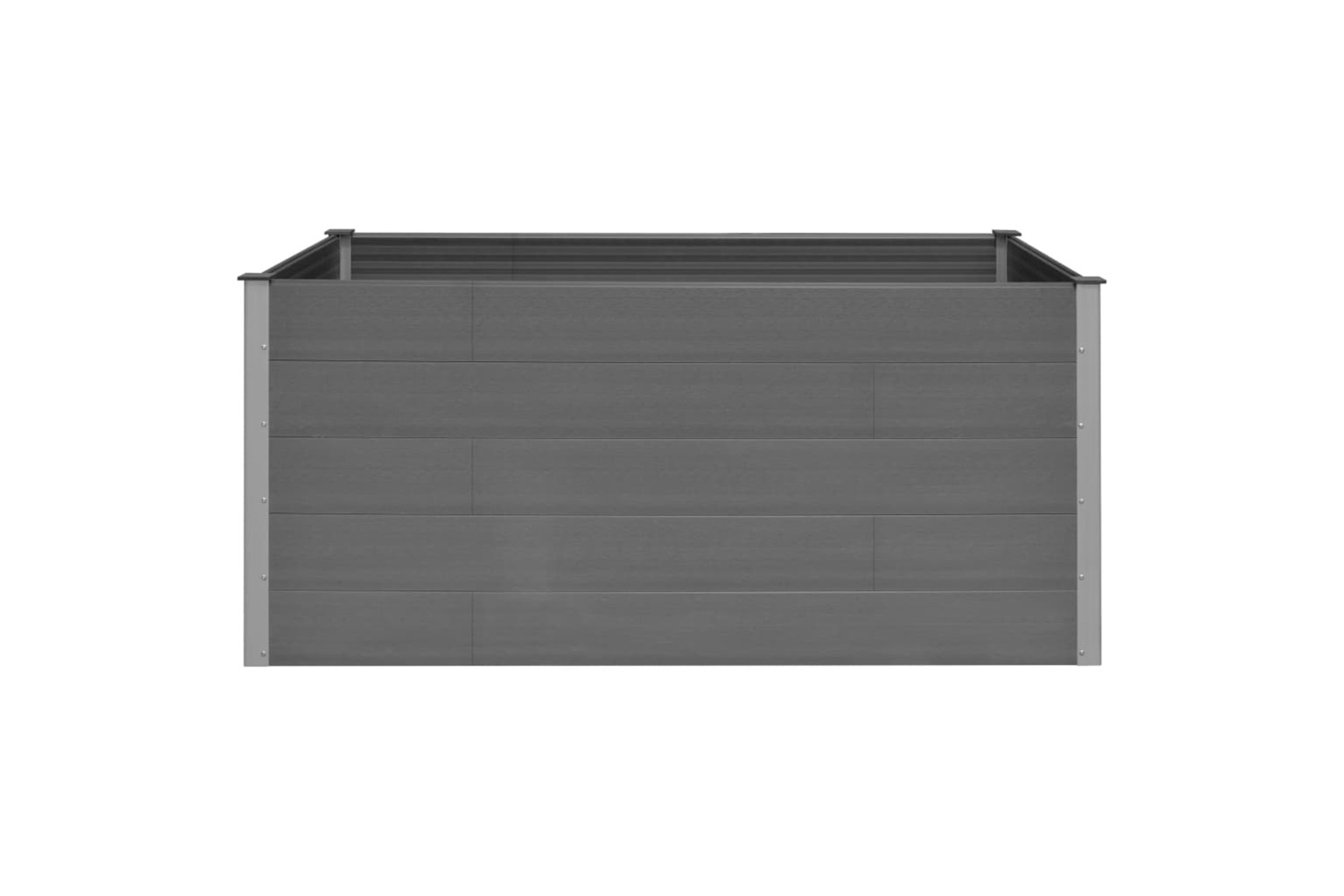 vidaXL 45757 Garden Raised Bed Grey 200x100x91cm Wpc